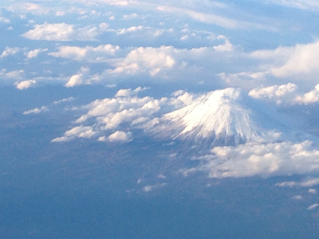 写真17　雲のかかった富士山