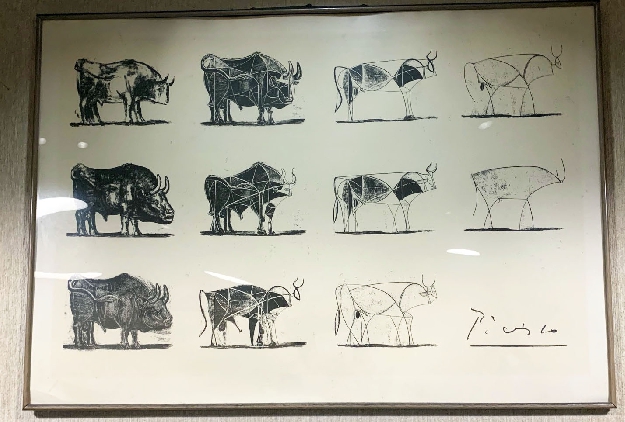 写真５　ピカソの牛